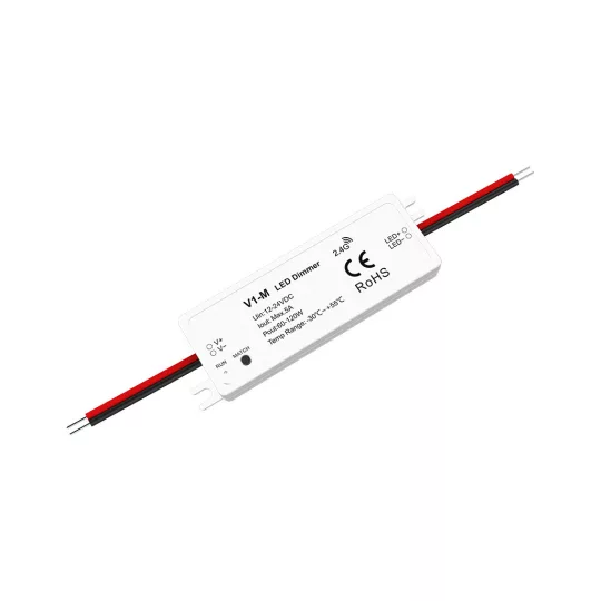 SL-SK V1-M mini LED dimmer RF vezérlő 12/24V 1x5A