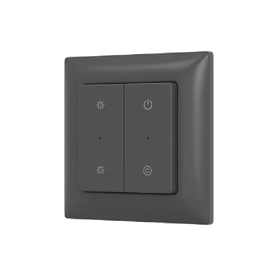 SL-SK PB2-CC 1 zónás multi 4 gombos LED dimmer távszabályzó fekete