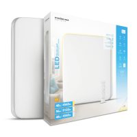   Modee Mennyezeti LED Lámpa 2x48W 3CCT 430x430x85mm + rem. A-C203 (9120 lumen)