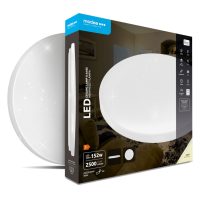   Modee Mennyezeti LED Lámpa 24W 4000K D330x60mm S-A105 Csillagos (2500 lumen) ERP