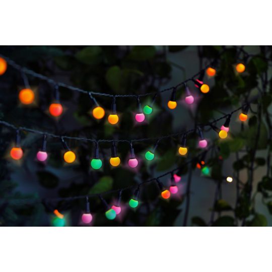 Modee Lighting LED Szolár Napelemes Dekor Lampion 50db 7,9m DS011