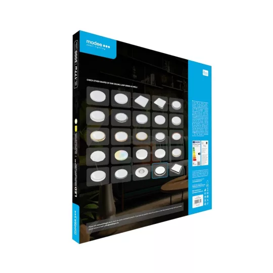 Modee Mennyezeti LED Lámpa TS022-BR Kerek 22W 4000K D420x28mm (3000 lumen) ERP