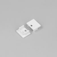 LED profil PLANE14 végzáró fehér fúrt