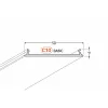 LED profil fedél  "C10" basic opál