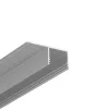 Topmet PLANE14 SIDE gipszkarton LED profil eloxált felülettel
