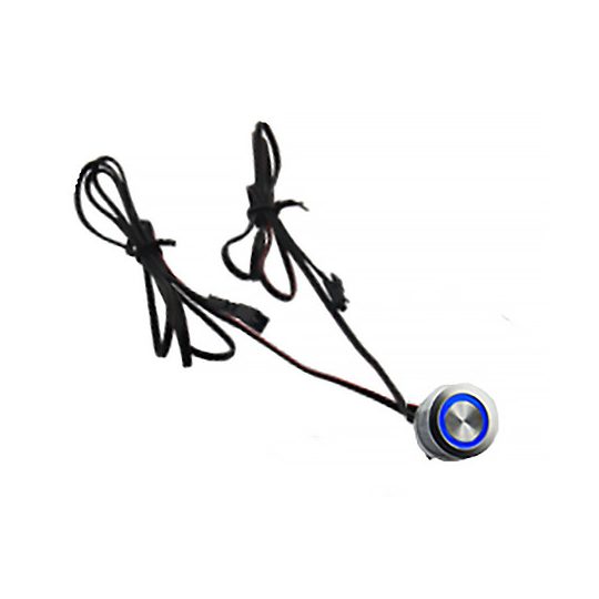 LED kapcsoló SL-TD008 12/24V 4A dimmer touch kék jelzőfénnyel