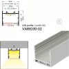 LED profil VARIO30-02 ACDE-9/TY 2000mm eloxált