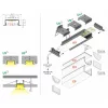 LED profil VARIO30-06 ACDE-9/U9 2000mm natur alu