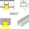 LED profil VARIO30-07 ACDE-9 2000mm fehér