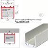 LED profil VARIO30-08 natur alu /power supply profile/  2000mm