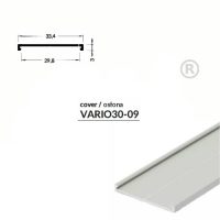 LED profil VARIO30-09 2000mm eloxált