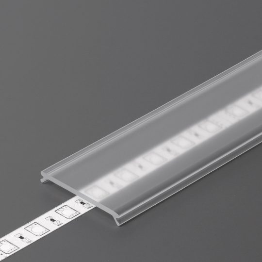 LED profil VARIO C9 click fedél 2000mm víztiszta