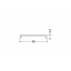 LED PROFIL VARIO  C9 click fedél 2000mm  OPÁL