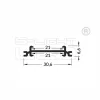 LED profil VARIO30 LED mounting 2000mm