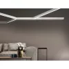 LED profil VARIO30-02 sarokidom síkban forduló 60°-os (fekete)