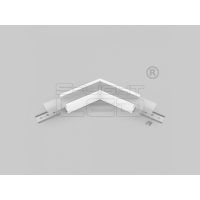   LED profil VARIO30-02 sarokidom síkban forduló 120°-os (fehér)