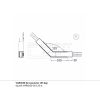 LED profil VARIO30-02 sarokidom síkban forduló 135°-os (eloxált)