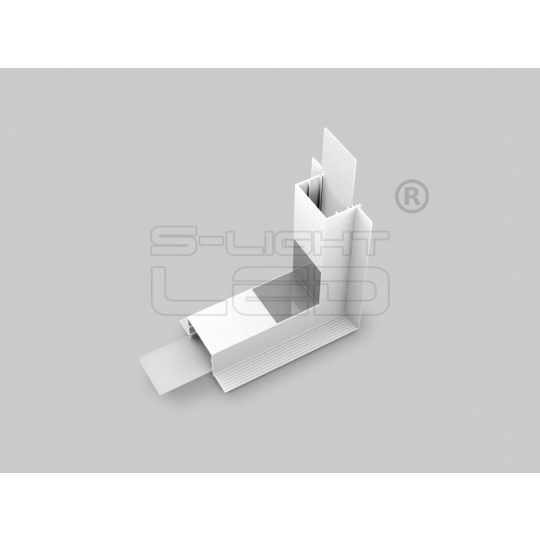 LED profil VARIO30-05 sarokidom térben forduló 270°-os (fehér)