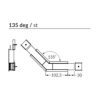 LED profil VARIO30-07 sarokidom síkban forduló 135°-os (fekete)