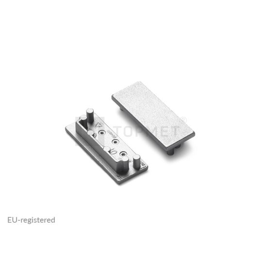 LED profil végzáró VARIO30-01 ezüst