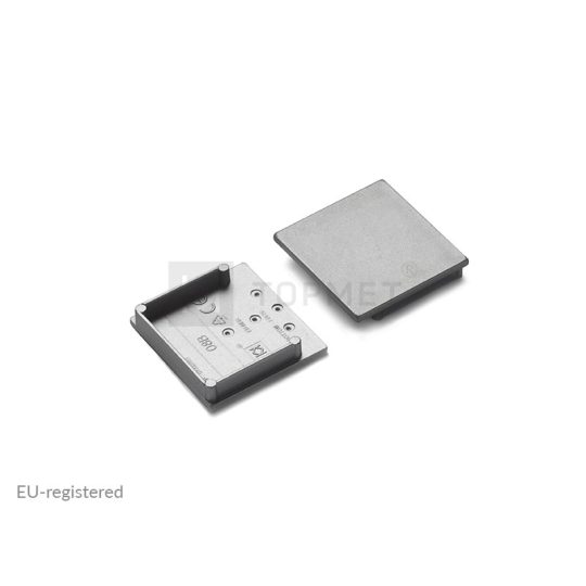 LED profil végzáró VARIO30-08B ezüst