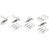 LED profil végzáró VARIO30-08D fekete