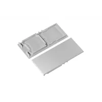 LED profil végzáró COMBO30-01A-E9 ezüst