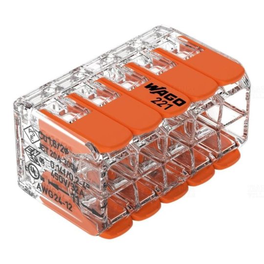 WAGO 221-420 10 vezetékes összekötő