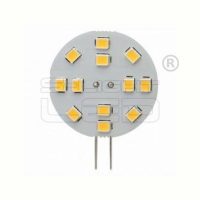LED G4 2W 3000K 12 SMD oldalsó csatlakozó 30mm