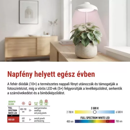 LED növénynevelő lámpa esernyő z7901