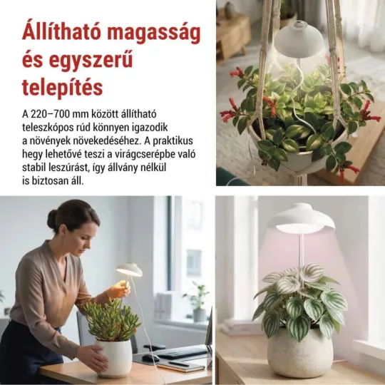 LED növénynevelő lámpa esernyő z7901