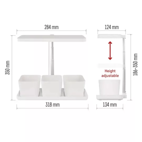 LED növénynevelő lámpa fűszernövényekhez z7904