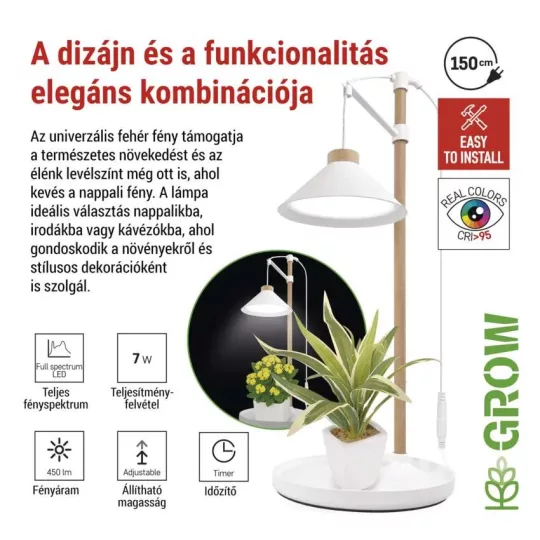 LED növénynevelő lámpa beltéri használatra z7905