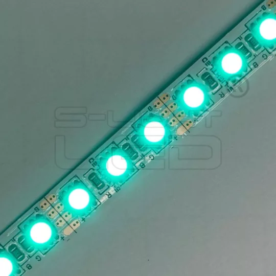 SL-RGB-4040WN120 S-LIGHTLED RGB szalag 120LED/m IP20 beltéri 12V