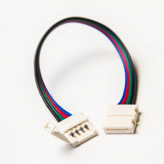 RGB LED szalag toldóelem vezetékkel 12mm