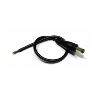 12V DC 5,5/2,1 csatlakozó APA 15 cm vezetékkel