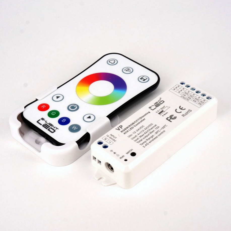 SL-SK R8-1+VP RGBW LED szalag vezérlő szett használati útmutató