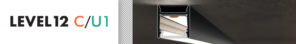 Topmet LEVEL12 LED profilok és kiegészítők