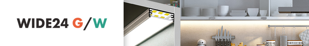 Topmet WIDE 24mm széles LED profilok